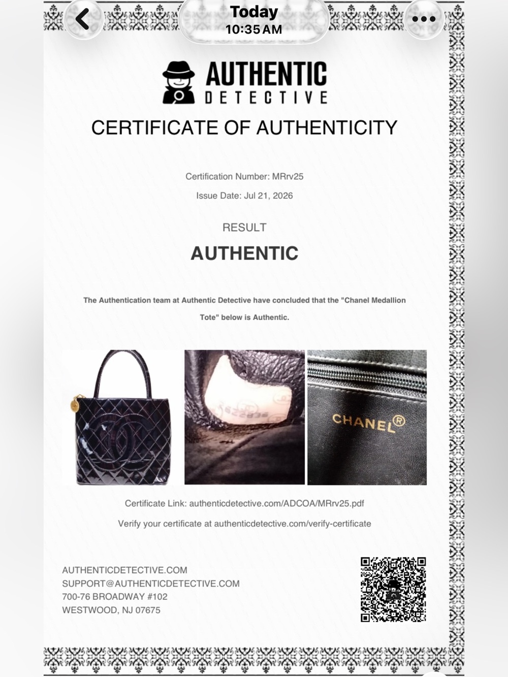 EUC- Chanel Black Quilted patent leather with 24K Gold zipper pull @lovetanyb - Picture 16 of 16